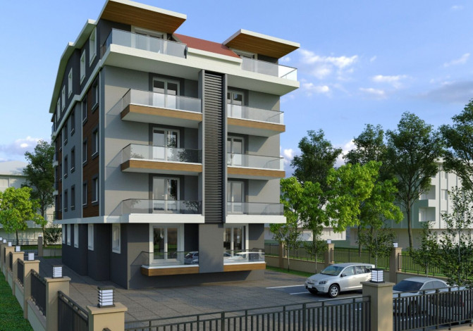 Квартиры планировок 2+1 и 4+1 в новом жилом комплексе в районе Газипаша - Ракурс 3