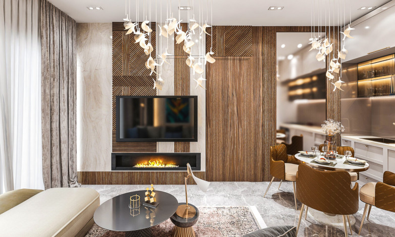 Квартиры планировки 1+1 в новом живом комплексе с инфраструктурой в районе Клеопатры - Ракурс 3