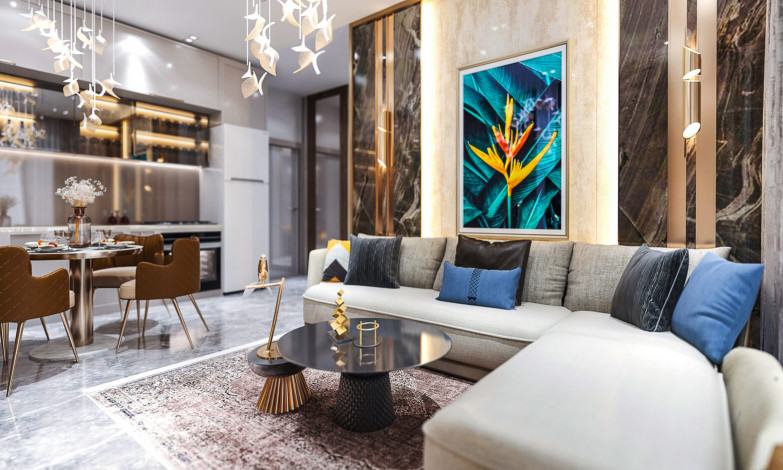 Квартиры планировки 1+1 в новом живом комплексе с инфраструктурой в районе Клеопатры - Ракурс 4