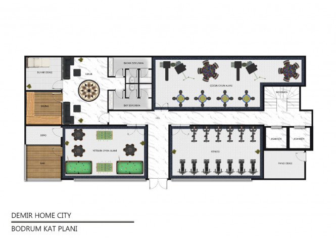 Квартиры планировки 1+1 в новом живом комплексе с инфраструктурой в районе Клеопатры - Ракурс 6