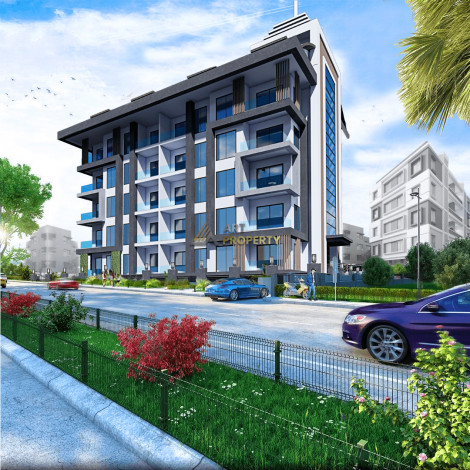 Квартиры планировки 1+1 в новом живом комплексе с инфраструктурой в районе Клеопатры - Ракурс 21