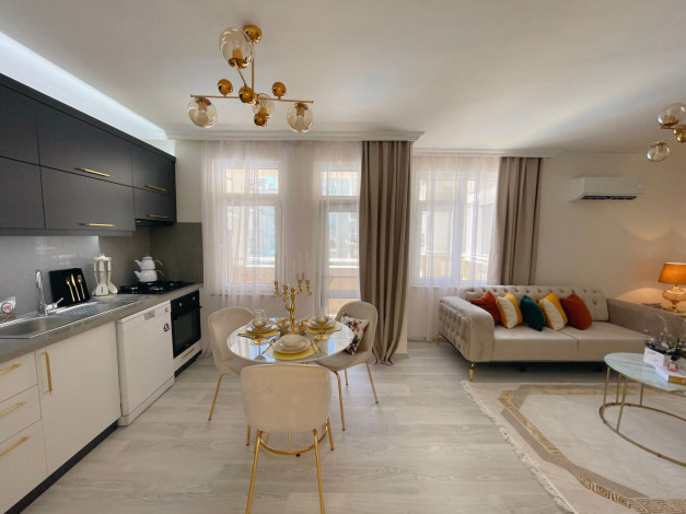 Меблированные апартаменты 1+1, 60м2 в центральной части города Аланья - Ракурс 7