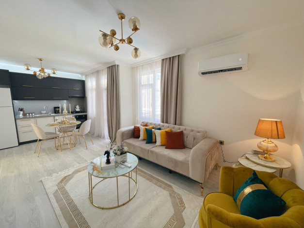 Меблированные апартаменты 1+1, 60м2 в центральной части города Аланья - Ракурс 26