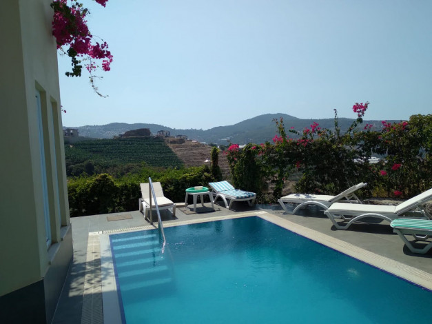 Вилла планировки 3+1, 220м2 с потрясающими видовыми характеристиками в районе Каргыджак - Ракурс 4