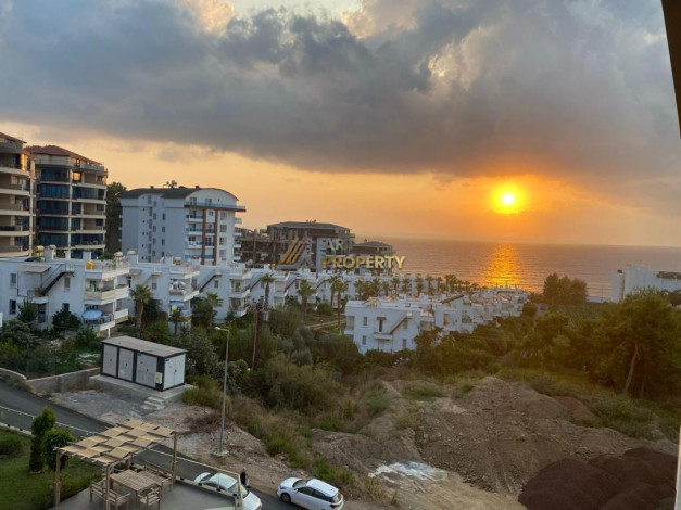 Квартира планировки 1+1, 60м2 с видом на море в комплексе премиум класса, район Каргыджак - Ракурс 2