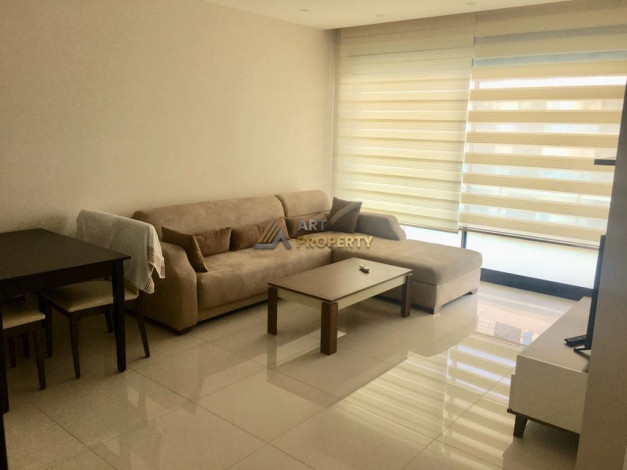 Квартира планировки 1+1, 60м2 с видом на море в комплексе премиум класса, район Каргыджак - Ракурс 5