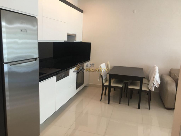 Квартира планировки 1+1, 60м2 с видом на море в комплексе премиум класса, район Каргыджак - Ракурс 11