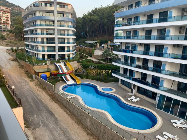 Квартира планировки 1+1, 60м2 с видом на море в комплексе премиум класса, район Каргыджак - Ракурс 21