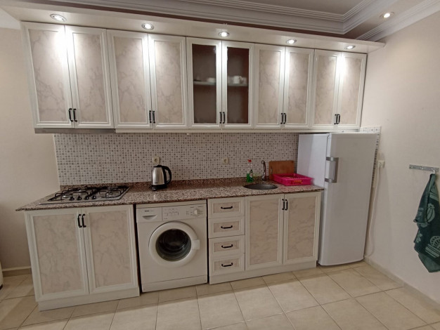 Меблированная квартира планировки 1+1 с большой площадью 75м2 в районе Оба - Ракурс 11