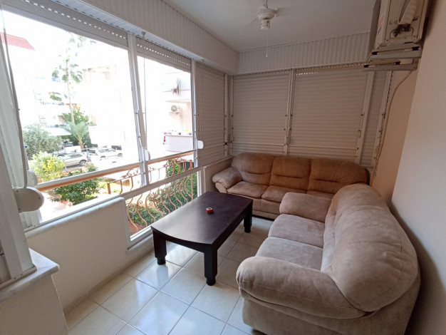 Меблированная квартира планировки 1+1 с большой площадью 75м2 в районе Оба - Ракурс 15