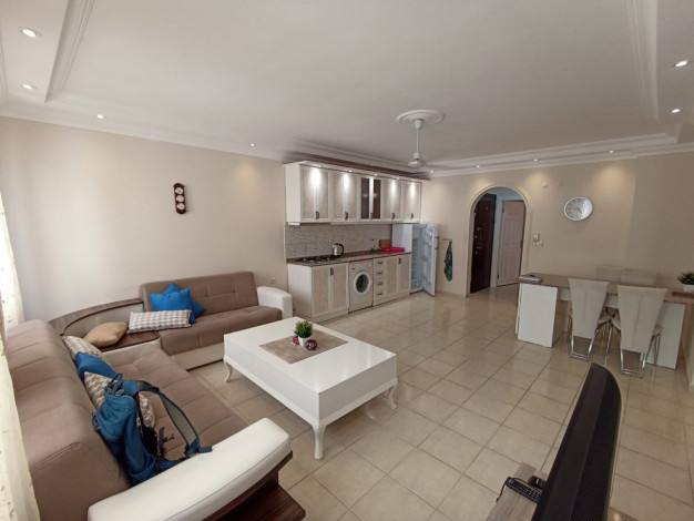 Меблированная квартира планировки 1+1 с большой площадью 75м2 в районе Оба - Ракурс 16