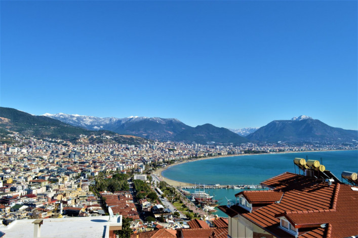 Квартира планировки 1+1, 75м2 у подножья крепости в центре города Аланья - Ракурс 11