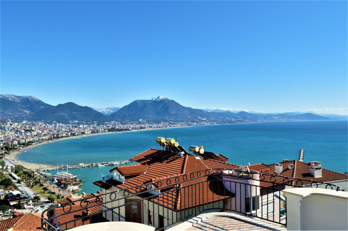 Квартира планировки 1+1, 75м2 у подножья крепости в центре города Аланья - Ракурс 14