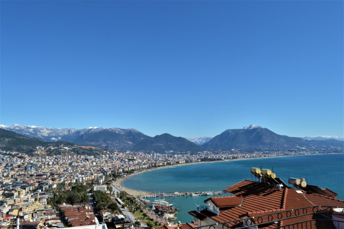 Квартира планировки 1+1, 75м2 у подножья крепости в центре города Аланья - Ракурс 15