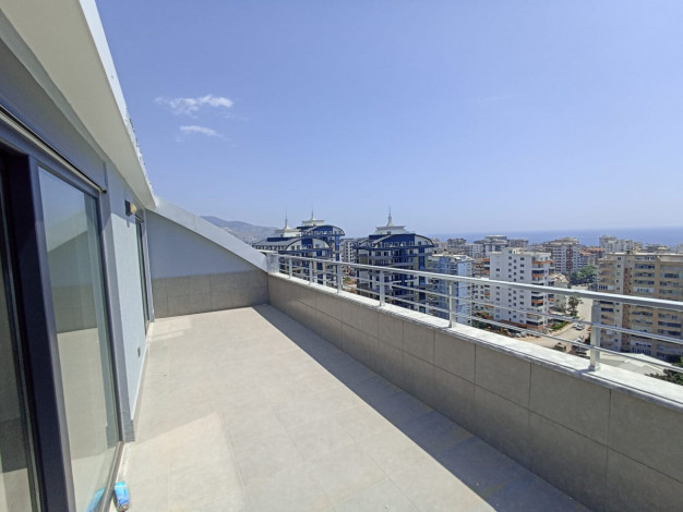 Пентхаус планировки 4+1, 160м2 с видом на море в новом жилом комплексе в районе Махмутлар - Ракурс 27