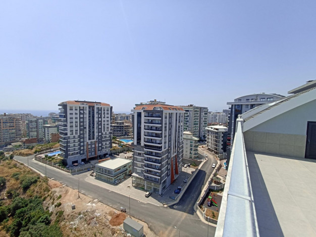 Пентхаус планировки 4+1, 160м2 с видом на море в новом жилом комплексе в районе Махмутлар - Ракурс 32