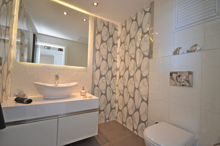 Два меблированных пентхауса 2+1, 3+1 в комплексе премиум класса в районе Каргыджак - Ракурс 10