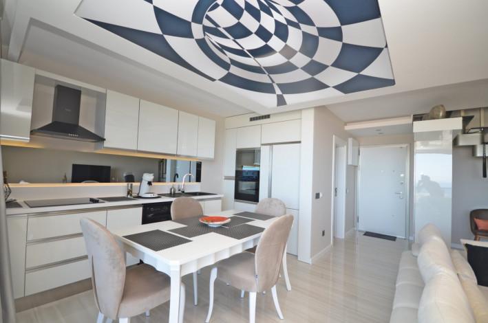 Два меблированных пентхауса 2+1, 3+1 в комплексе премиум класса в районе Каргыджак - Ракурс 14