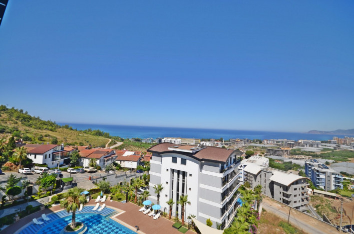 Два меблированных пентхауса 2+1, 3+1 в комплексе премиум класса в районе Каргыджак - Ракурс 16