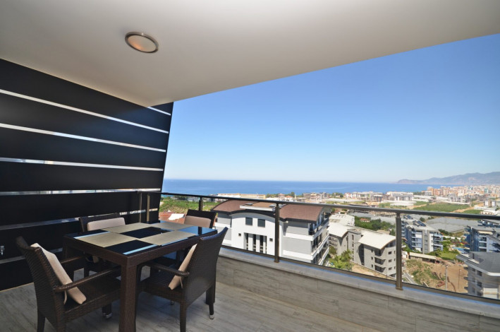 Два меблированных пентхауса 2+1, 3+1 в комплексе премиум класса в районе Каргыджак - Ракурс 17