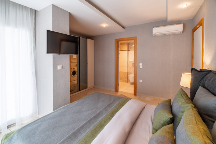 Просторная квартира планировки 3+1, 125м2 в районе Джикджилли, Аланья - Ракурс 3