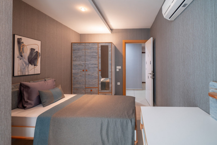 Просторная квартира планировки 3+1, 125м2 в районе Джикджилли, Аланья - Ракурс 41