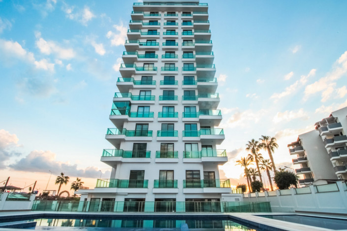 Квартира планировки 1+1, 60м2 с потрясающим видом на Средиземное море, район Махмутлар - Ракурс 37