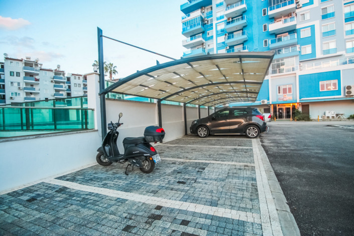 Квартира планировки 1+1, 60м2 с потрясающим видом на Средиземное море, район Махмутлар - Ракурс 44