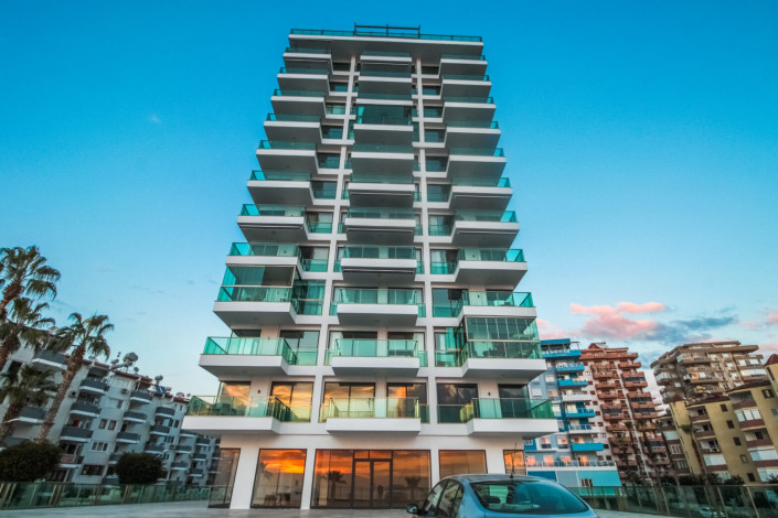 Квартира планировки 1+1, 60м2 с потрясающим видом на Средиземное море, район Махмутлар - Ракурс 45