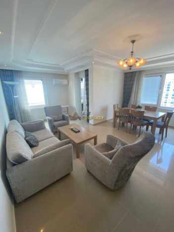 Просторная квартира планировки 2+1, 110м2 с видом на море в районе Махмутлар - Ракурс 7