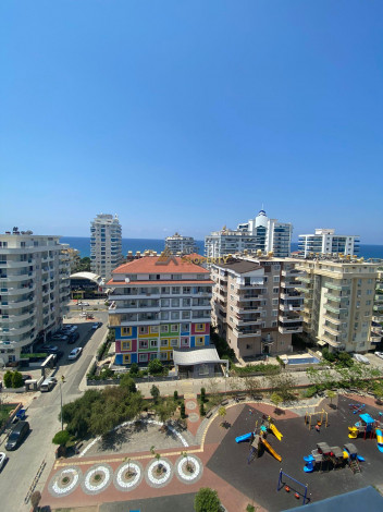 Просторная квартира планировки 2+1, 110м2 с видом на море в районе Махмутлар - Ракурс 10