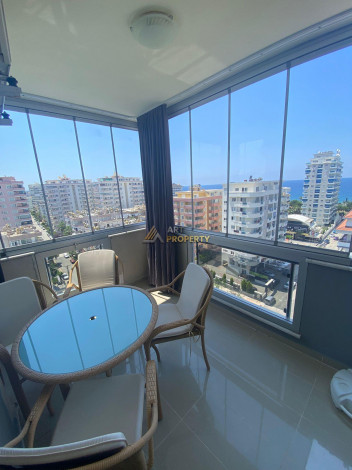 Просторная квартира планировки 2+1, 110м2 с видом на море в районе Махмутлар - Ракурс 13