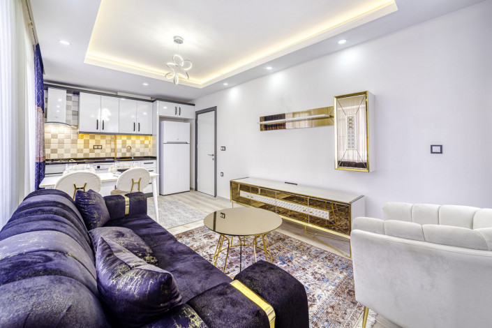 Меблированная квартира планировки 2+1, 90м2 в новом жилом комплексе, район Махмутлар - Ракурс 10