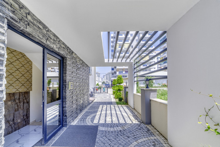 Меблированная квартира планировки 2+1, 90м2 в новом жилом комплексе, район Махмутлар - Ракурс 16