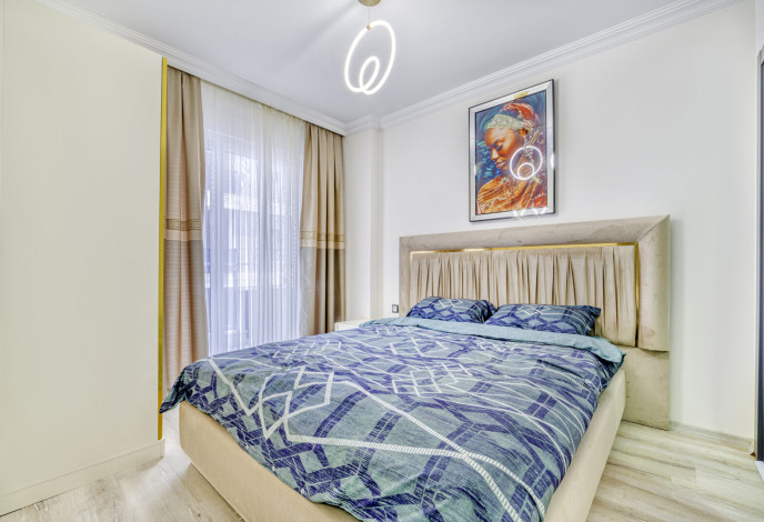 Меблированная квартира планировки 2+1, 90м2 в новом жилом комплексе, район Махмутлар - Ракурс 19