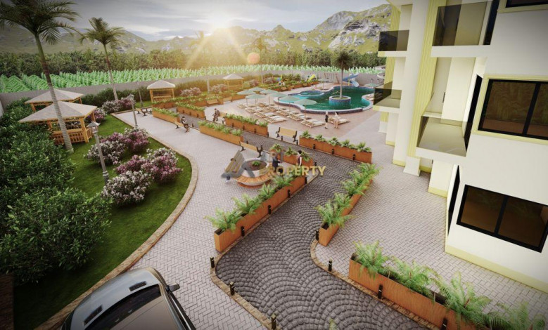 Две квартиры планировки 1+1, 54м2 в новом жилом комплексе в районе Махмутлар - Ракурс 3