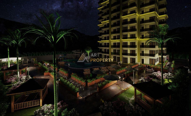 Две квартиры планировки 1+1, 54м2 в новом жилом комплексе в районе Махмутлар - Ракурс 4