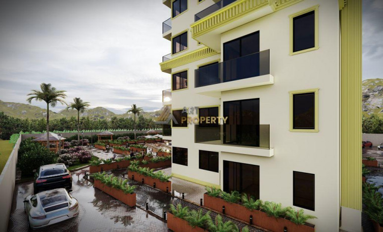 Две квартиры планировки 1+1, 54м2 в новом жилом комплексе в районе Махмутлар - Ракурс 5