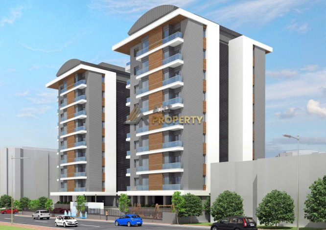 Апартаменты 2+1 и 3+1 в новом доме в самом центре Алании, 118-427 м2 - Ракурс 3