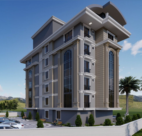 Новый инвестиционный проект с квартирами планировок 1+1, 2+1 и 3+1 в районе Джикджилли - Ракурс 0