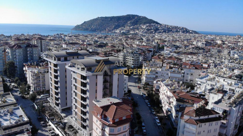 Апартаменты 2+1 и 3+1 в новом доме в самом центре Алании, 118-427 м2 - Ракурс 9