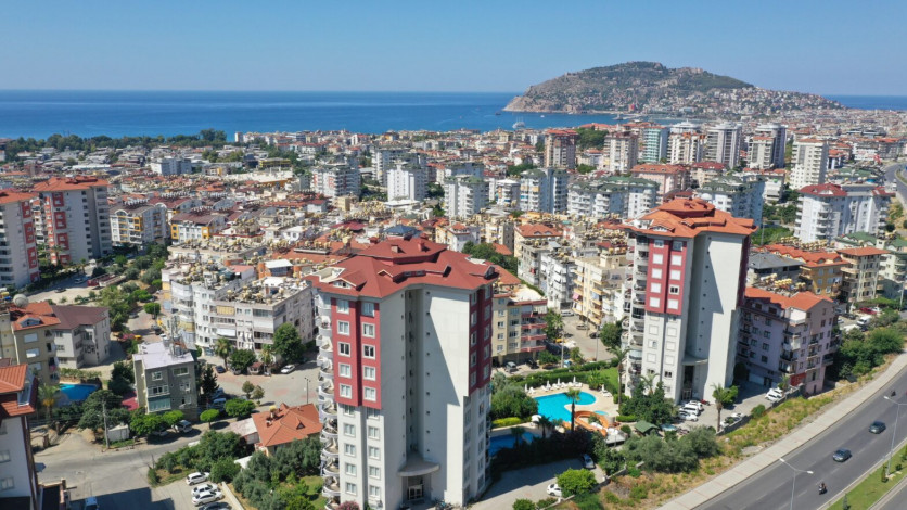 Меблированная квартира планировки 2+1, 110м2 с видом на горы и Средиземное море в районе Джикджилли - Ракурс 9