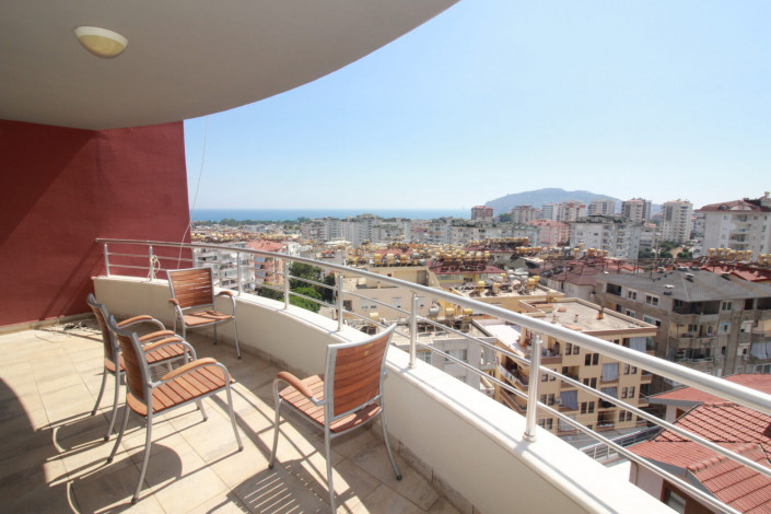 Меблированная квартира планировки 2+1, 110м2 с видом на горы и Средиземное море в районе Джикджилли - Ракурс 23