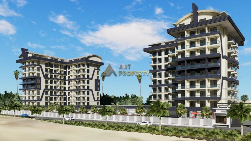 Новый шикарный проект с квартирами планировок 1+1, 2+1 и 3+1 в районе Паяллар - Ракурс 0