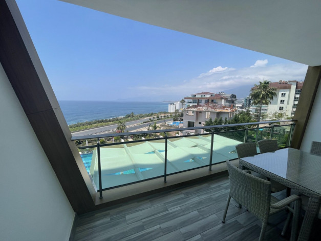 Апартаменты планировки 1+1, 60м2 в комплексе люкс класса с видом на Средиземное море, район Каргыджак - Ракурс 16