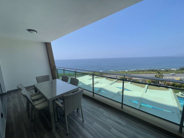 Апартаменты планировки 1+1, 60м2 в комплексе люкс класса с видом на Средиземное море, район Каргыджак - Ракурс 17