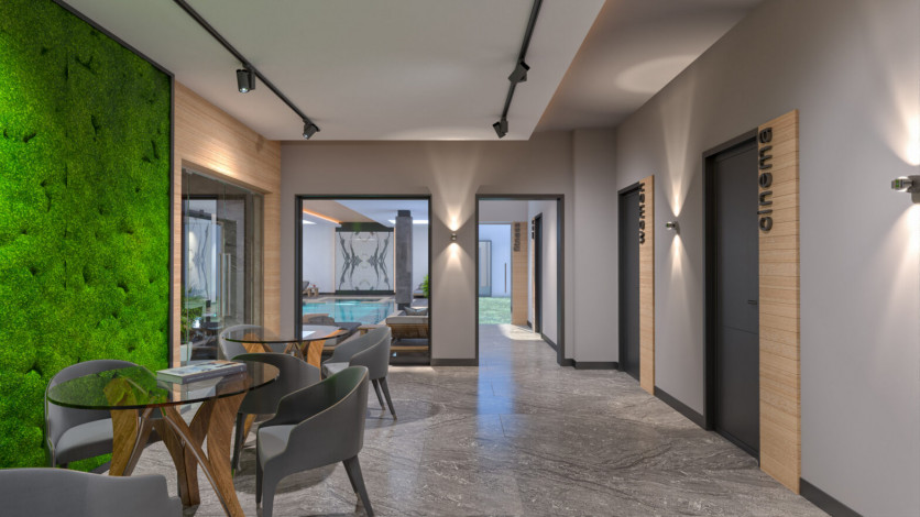 Проект премиум класса на финальной стадии строительства, квартиры 1+1, 2+1, 3+1 в районе Каргыджак - Ракурс 14