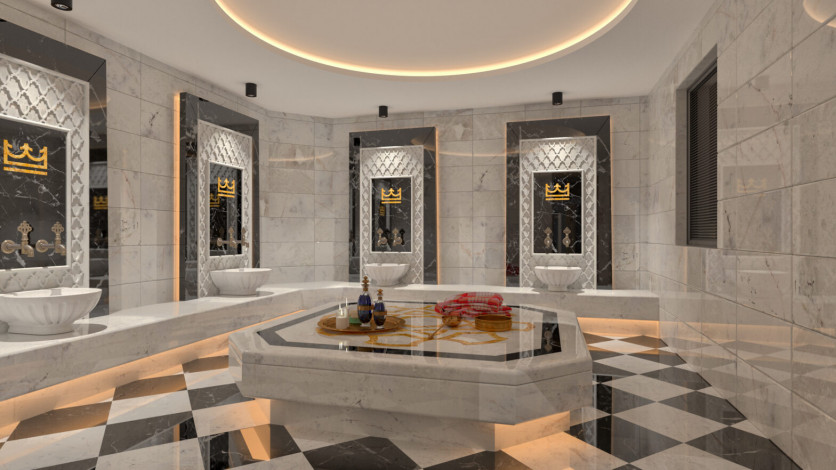 Проект премиум класса на финальной стадии строительства, квартиры 1+1, 2+1, 3+1 в районе Каргыджак - Ракурс 7