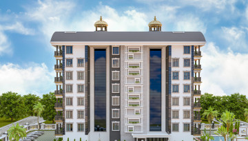 Новый проект на стадии строительства с апартаментами 1+1, 2+2 и 3+1 в районе Авсаллар - Ракурс 5