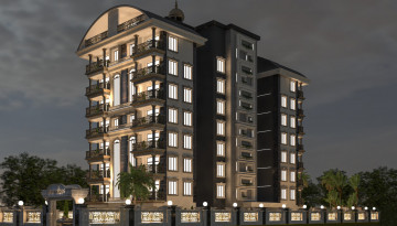 Новый проект на стадии строительства с апартаментами 1+1, 2+2 и 3+1 в районе Авсаллар - Ракурс 10